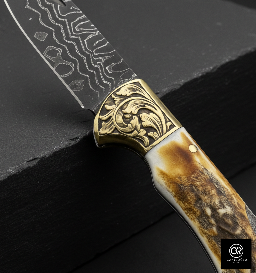 Corvus Series - Custom Handcrafted Folding Knife - Limited Edition