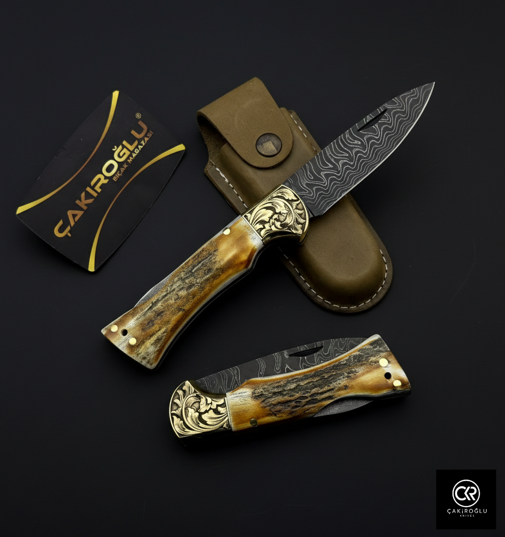 Corvus Series - Custom Handcrafted Folding Knife - Limited Edition