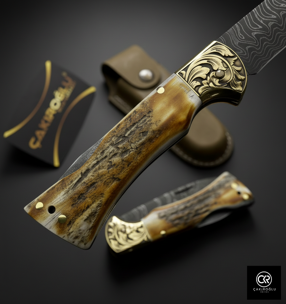 Corvus Series - Custom Handcrafted Folding Knife - Limited Edition