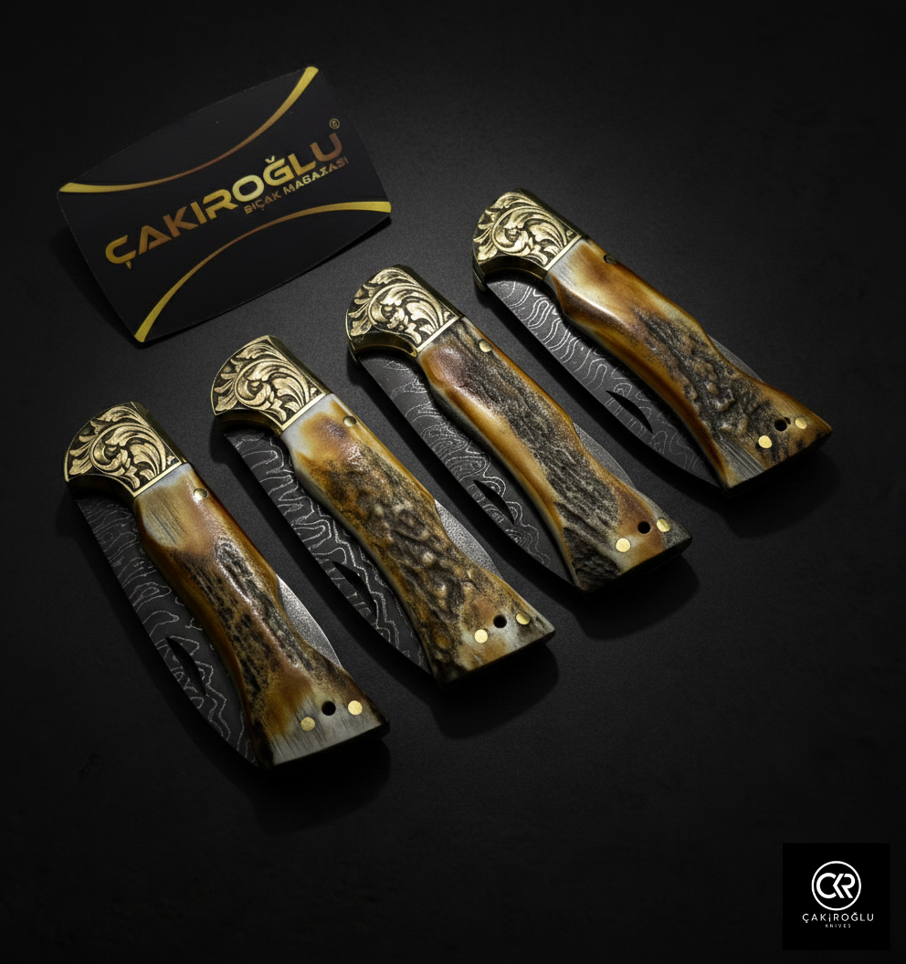 Corvus Series - Custom Handcrafted Folding Knife - Limited Edition
