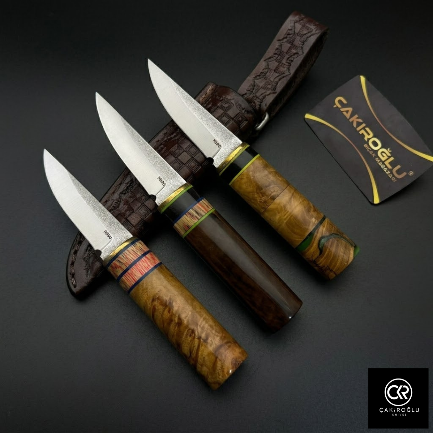 Çakıroğlu Handmade Custom-made Böhler N690 Steel Pukko Model Hunting Knives