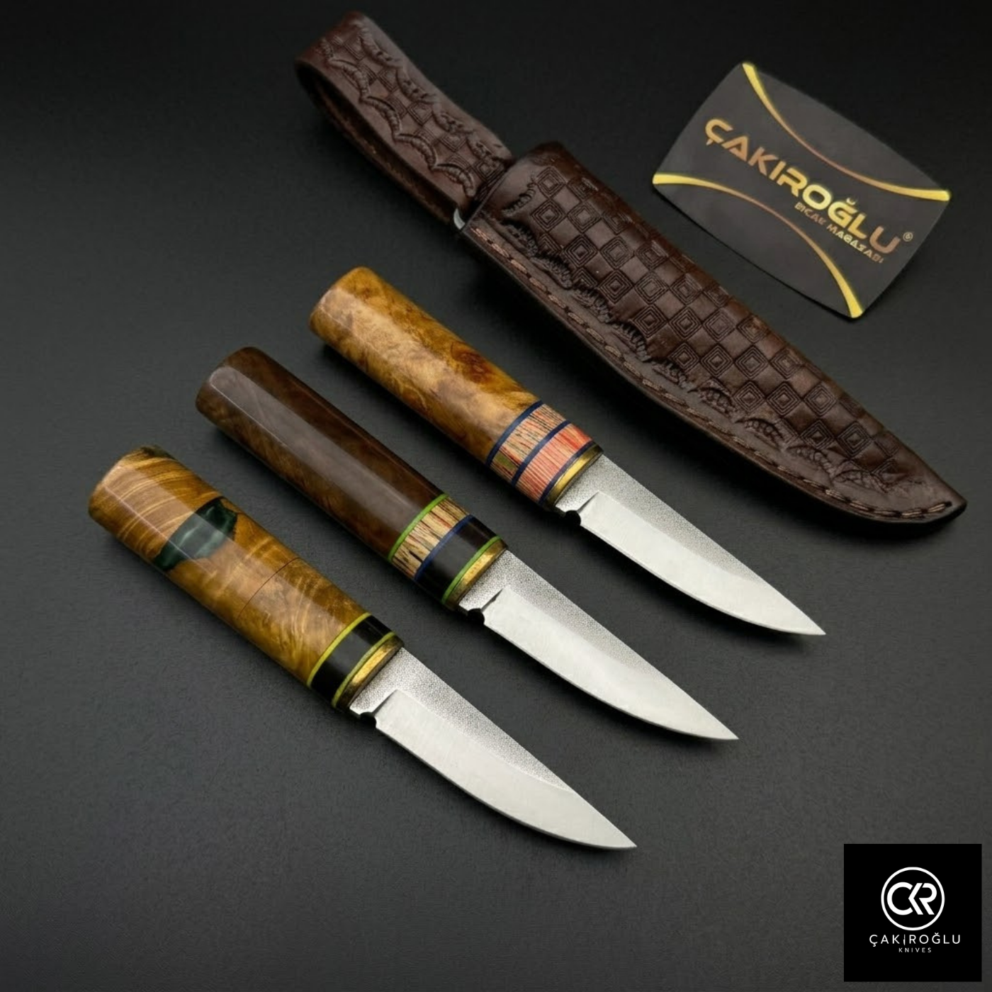 Çakıroğlu Handmade Custom-made Böhler N690 Steel Pukko Model Hunting Knives