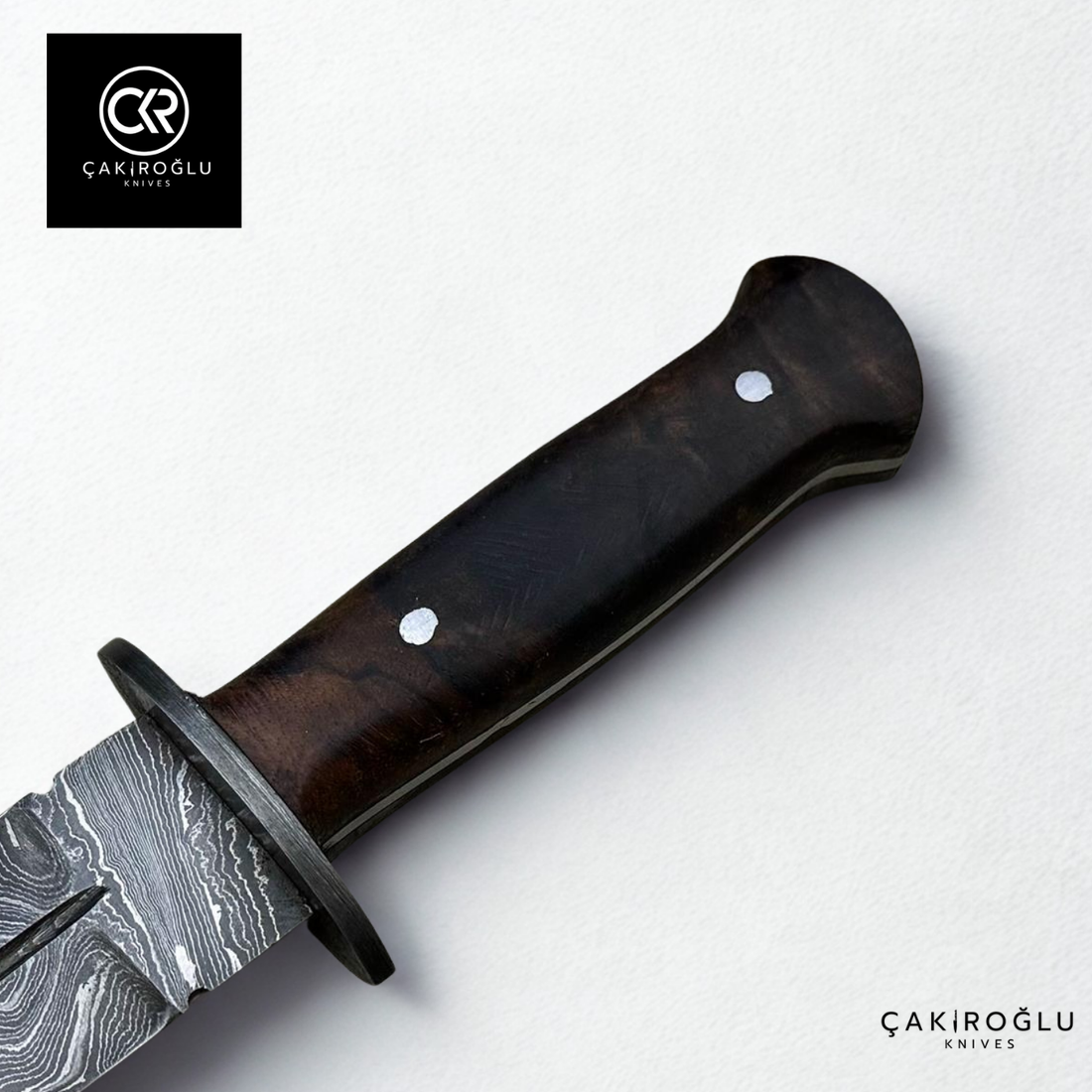 Çakıroğlu Damascus Dagger – Handcrafted Collector’s Knife