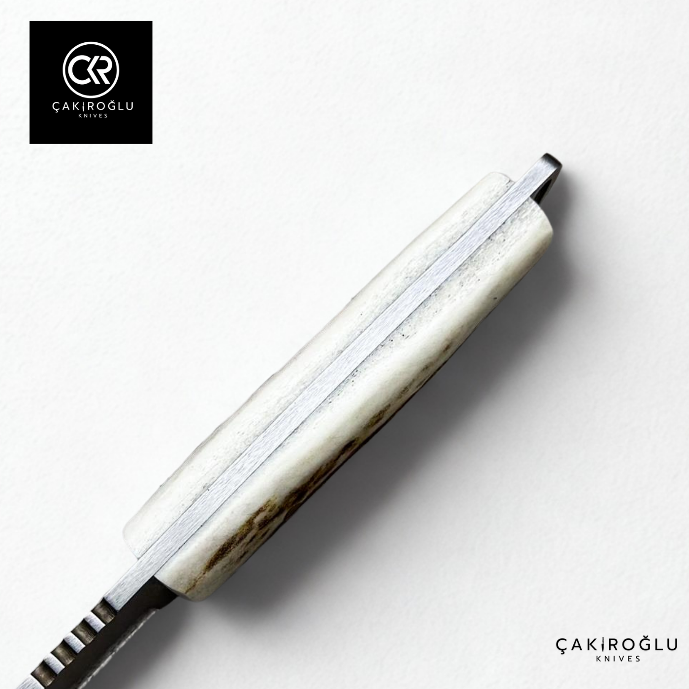 Handcrafted Custom Hunting Knife - N690 Böhler Steel & Deer Antler Handle