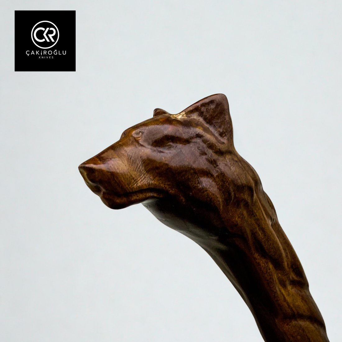 Specially Handworked Wolf Head Design Handmade Camping Axe