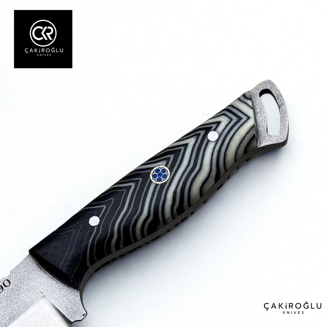 Handcrafted Custom-made Böhler N690 Steel & G-carta Handle Hunting Knife