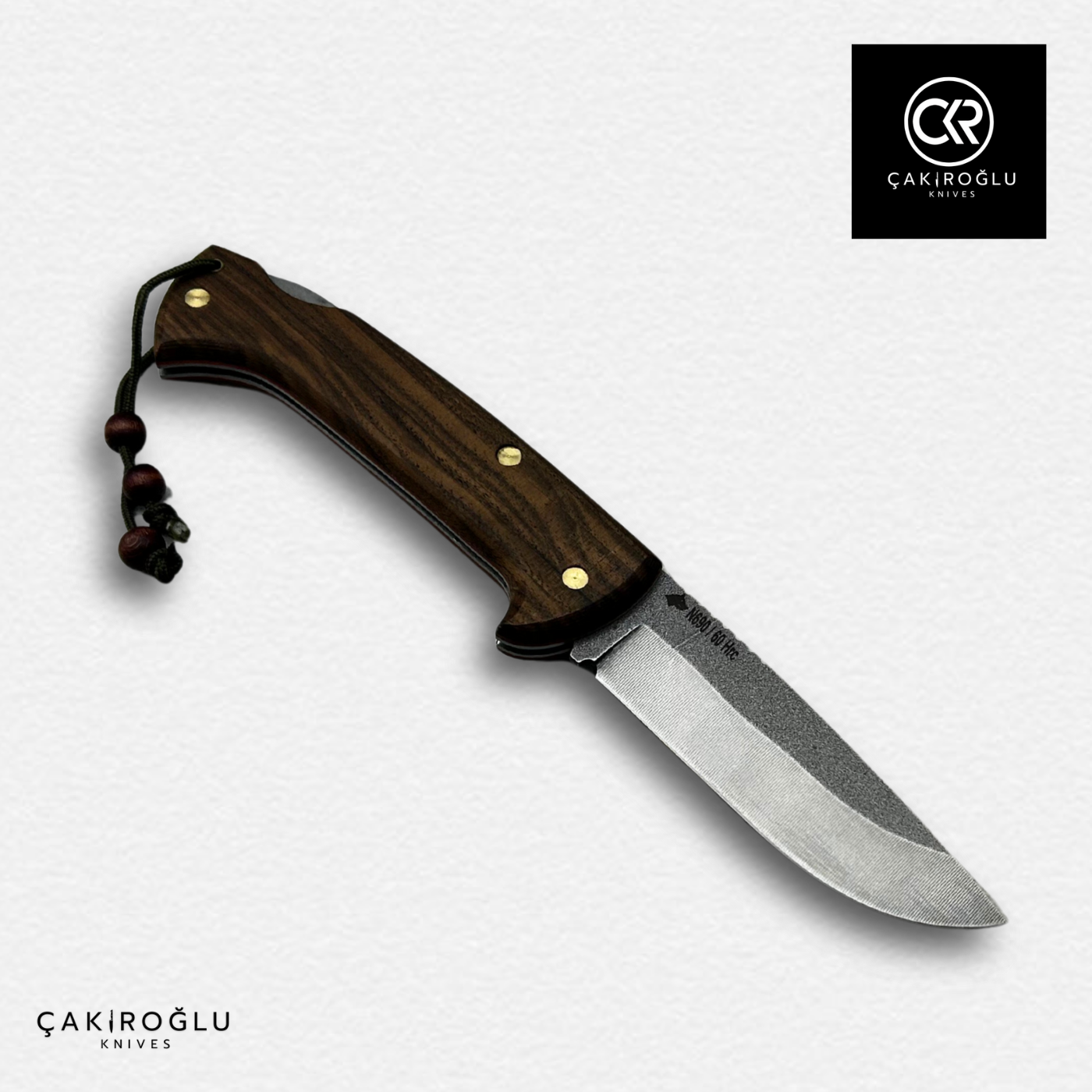 Göxon 207 - Walnut Root Handle Handcrafted Knife