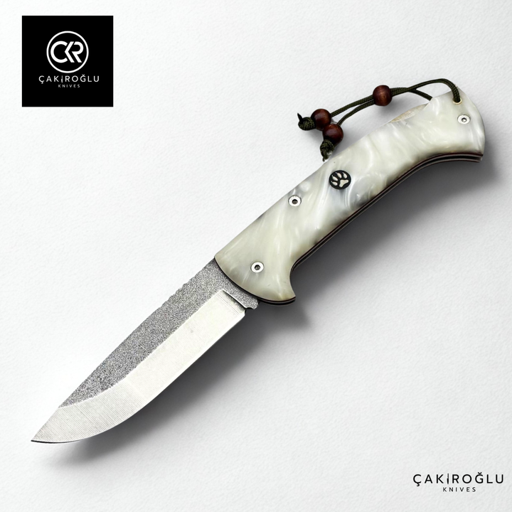 Göxon Plus - Epoxy Amber Handle Handcrafted Knife