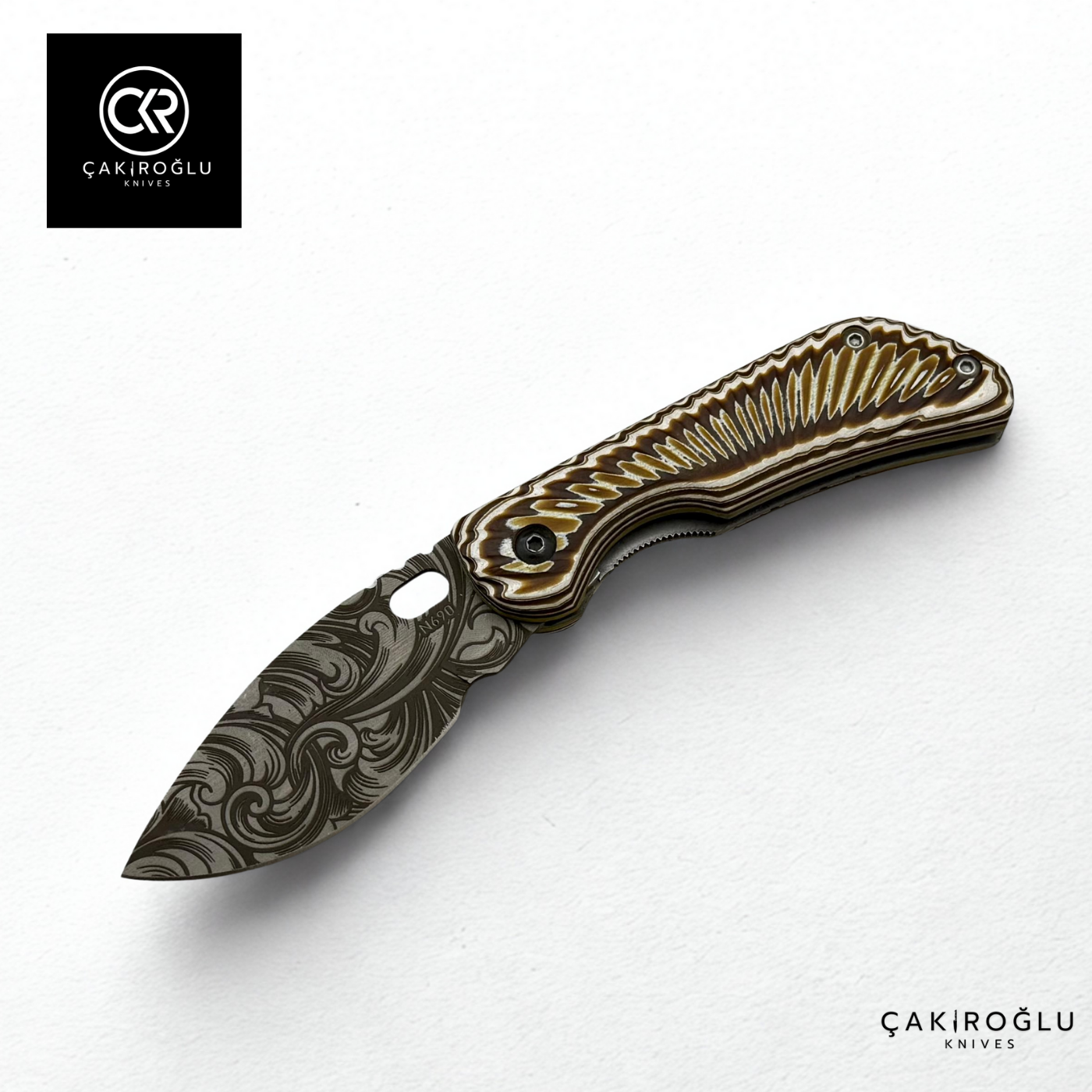 Phoenix 11 - Custom Handmade Folding Knife & Limited Edition