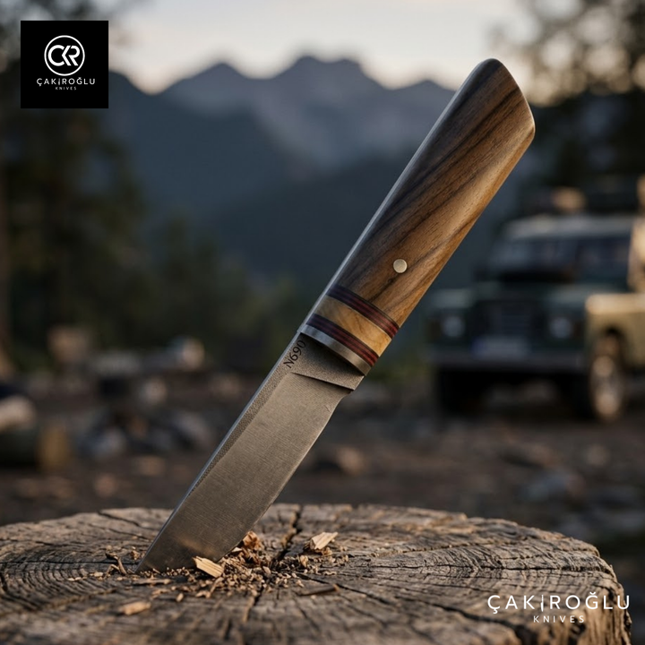 Handcrafted Custom-made Böhler N690 Steel Pukko Model Hunt / Camping Knife